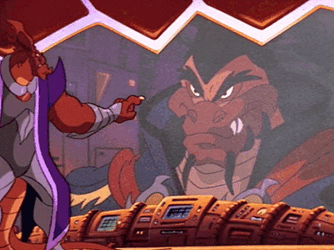General Blyasaur on Dragaunus' screen